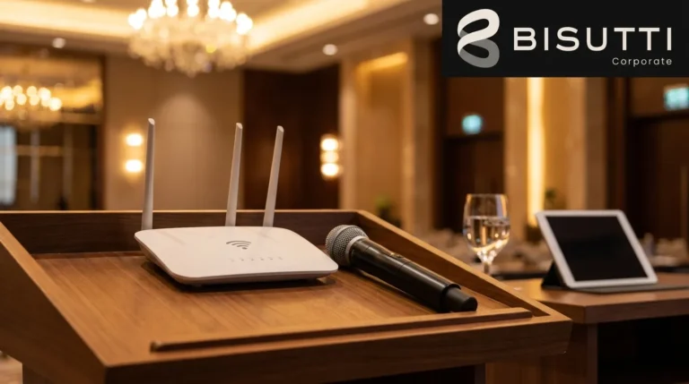 Wi-Fi e link dedicado em evento corporativo: guia de espaços
